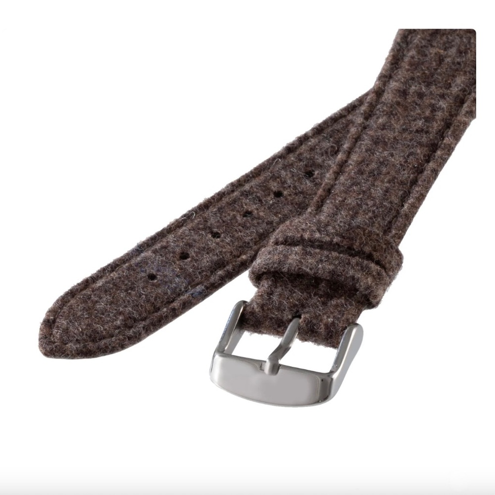 New Huddersfield Worsted Wool Fabric Watchband Cloth Strap LONDON